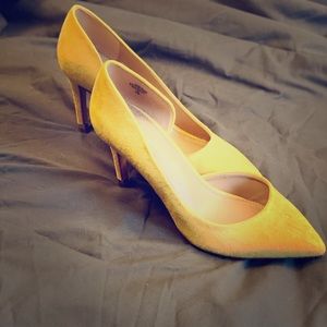 Kelly and Katie Yellow High Heels
